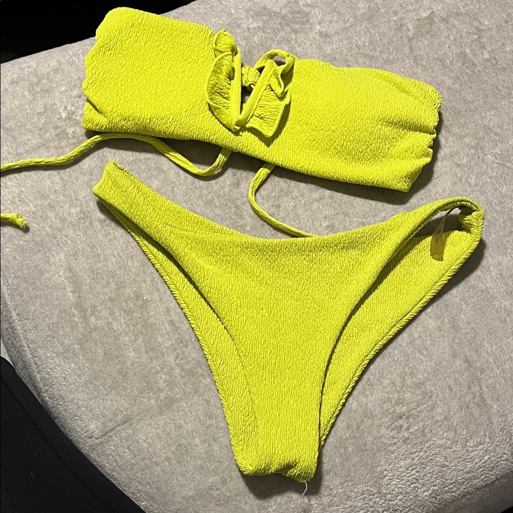 Neon green Bikini Set